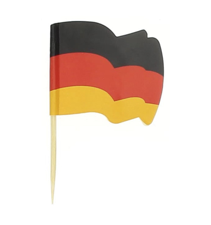 Pick Bandeira "Alemanha" 65mm (14.400 Uds) Pick Bandeira "Alemanha" 65mm (14.400 Uds)