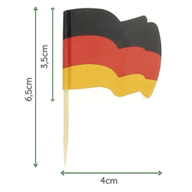 Pick Bandeira "Alemanha" 65mm (14.400 Uds)