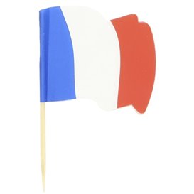 Pick Bandeira "França" 65mm (144 Uds)