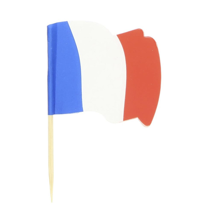 Pick Bandeira "França" 65mm (14.400 Uds) Pick Bandeira "França" 65mm (14.400 Uds)