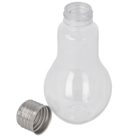 Garrafa Lâmpada Transparente PET 400ml (200 Uds)