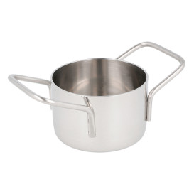Mini Panela de Aço Ø80x45mm (1 Ud)