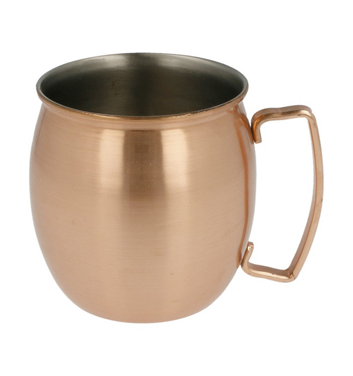 Mini Jarro de Aço Cobre 420ml Ø80x90mm (1 Ud) Mini Jarro de Aço Cobre 420ml Ø80x90mm (1 Ud)