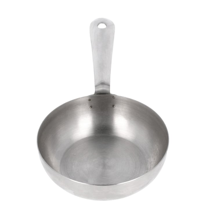 Mini Frigideira de Aço Ø100x30mm (12 Uds) Mini Frigideira de Aço Ø100x30mm (12 Uds)