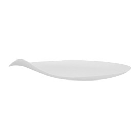 Prato Wasara Branco Biodegradável Maru M (50 Uds)