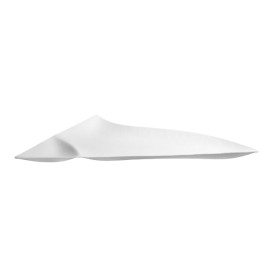 Bandeja de 2 compartimento Wasara biodegradável (200 unidades)