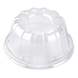 Tampa Alta Plastico Transparente 11x6cm (50 uds)