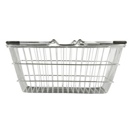 Mini Cesta de Compras Aço 18,5x13,5x9cm (1 Ud)