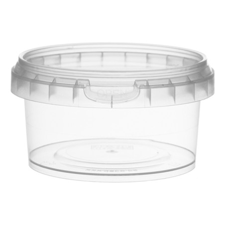 Embalagem Plastico Com Tampa Inviolável 210ml Ø9,5 (13 Uds)