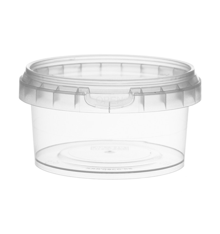 Embalagem Plastico Com Tampa Inviolável 210ml Ø9,5 (494 Uds) Embalagem Plastico Com Tampa Inviolável 210ml Ø9,5 (494 Uds)