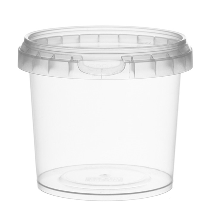 Embalagem Plastico Com Tampa Inviolável 365ml Ø9,5 (24 Uds) Embalagem Plastico Com Tampa Inviolável 365ml Ø9,5 (24 Uds)