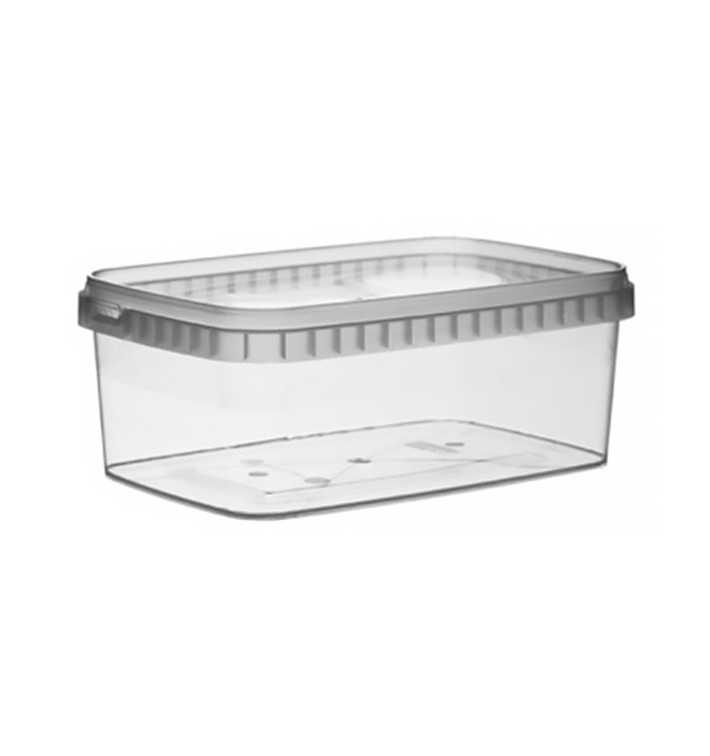 Embalagem Plastico e Tampa Inviolável 1200ml 19x12cm (117 Uds) Embalagem Plastico e Tampa Inviolável 1200ml 19x12cm (117 Uds)