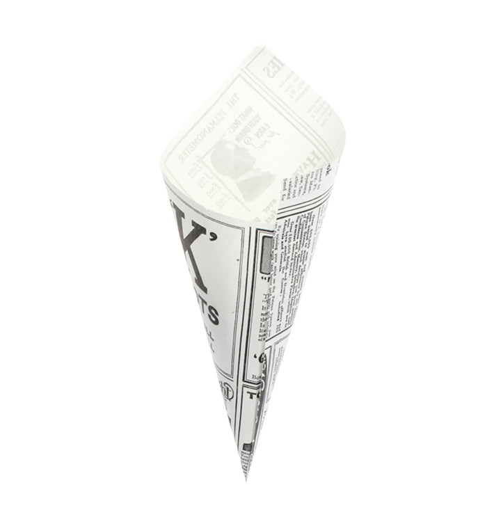Cone de Papel Antigordura 160mm 40g (2000 Uds) Cone de Papel Antigordura 160mm 40g (2000 Uds)