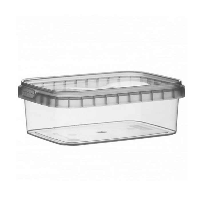 Embalagem Plastico e Tampa Inviolável 280ml 12x8cm (24 Uds) Embalagem Plastico e Tampa Inviolável 280ml 12x8cm (24 Uds)