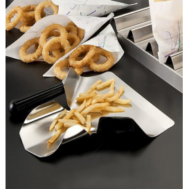 Pá Batatas Fritas 2 Asas Inox Prata 20x22,5x5 cm (1 Ud)