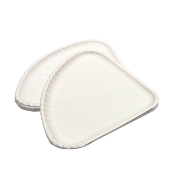 Prato Pizza de Cartão Branco 1/4 30x21cm (500 Uds) Prato Pizza de Cartão Branco 1/4 30x21cm (500 Uds)