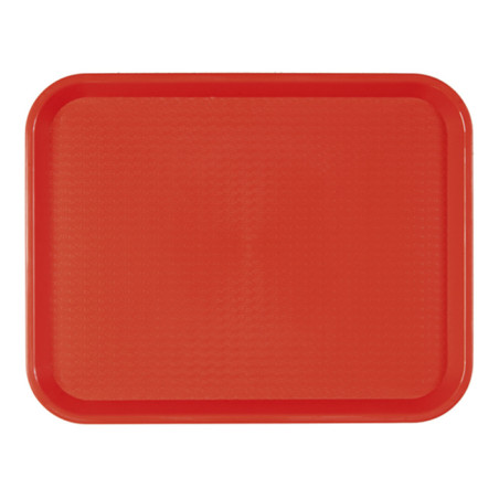 Bandeja PP Rigido Vermelho 27,5x35,5cm (1 Ud)