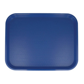 Bandeja Plastico Rigido Azul  35,5x45,3cm (1 Uds)