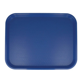 Bandeja Plastico Rigido Azul 35,5x45,3cm (1 Uds)