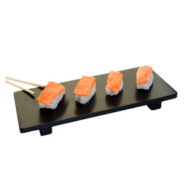Bandeja de Bambu Preta 30x11x2,5cm (1 Uds)