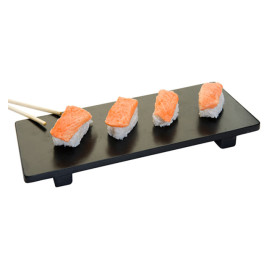 Bandeja de Bambu Preta 50x23x2,5cm (1 Uds)