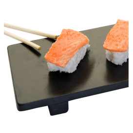 Bandeja de Bambu Preta 50x23x2,5cm (1 Uds)