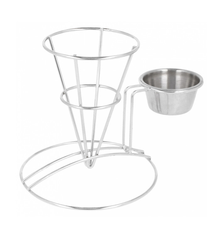 Cesta Apresentaçao de Aço com Recipiente Ø83x127mm (12 Uds) Cesta Apresentaçao de Aço com Recipiente Ø83x127mm (12 Uds)