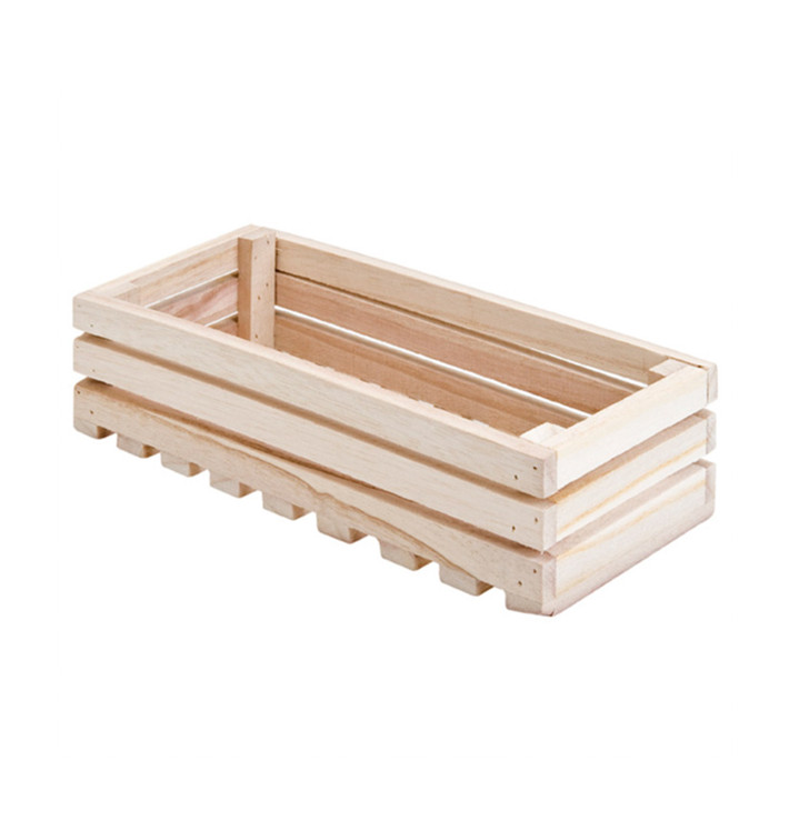 Caixa de Madeira Apresentação 21,6x10,2x6cm (30 Uds) Caixa de Madeira Apresentação 21,6x10,2x6cm (30 Uds)