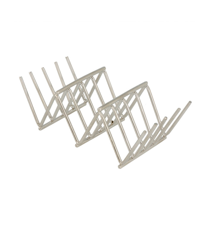Suporte para Sanduíches Aço 118x51x37mm (1 Ud) Suporte para Sanduíches Aço 118x51x37mm (1 Ud)