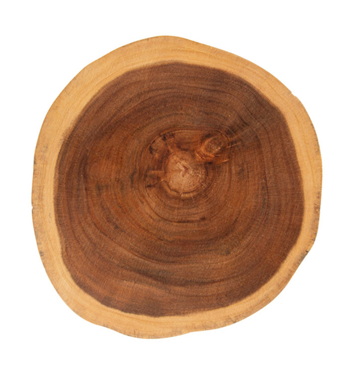 Bandeja Redonda Apresentação Madeira Ø305x35mm (1 Ud) Bandeja Redonda Apresentação Madeira Ø305x35mm (1 Ud)