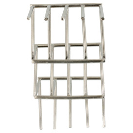 Suporte para Sanduíches Aço 118x51x37mm (12 Uds)