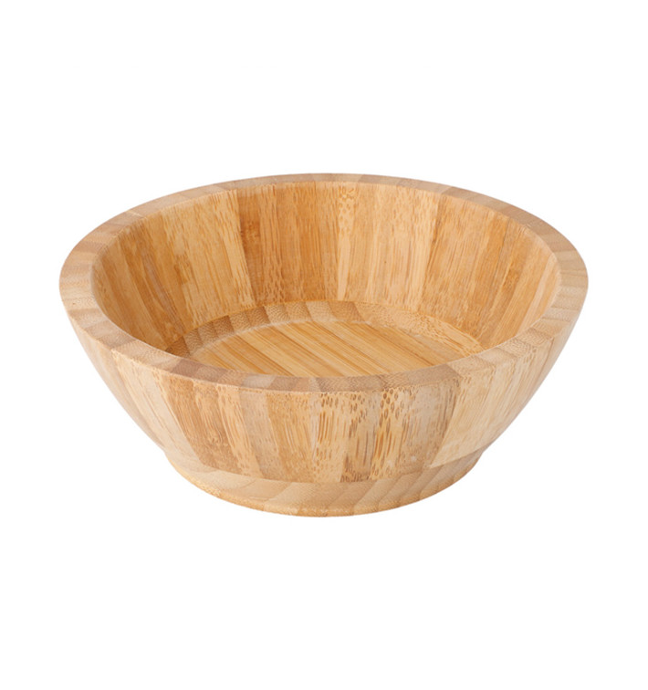 Tigela de Bambu Ø17x6cm (1 Ud)