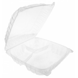 Embalagem Tampa Bisagra OPS 3 C. "Clear Seal" 4070ml (200 Uds)