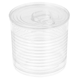 Lata de conserva Plastico Trans. 110ml Ø6x5,7cm (25 Uds)