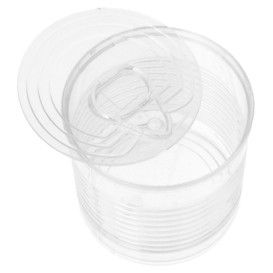 Lata de conserva Plastico Trans. 110ml Ø6x5,7cm (25 Uds)