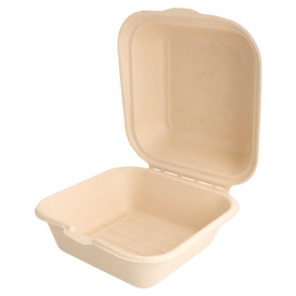 Embalagem Bio Cana-de-açúcar 152x152x84mm (50 Uds)