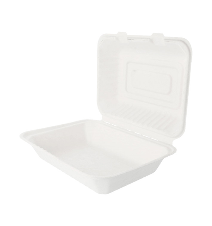 Embalagem Cana-de-açúcar Branco 225x165x64mm (200 Uds) Embalagem Cana-de-açúcar Branco 225x165x64mm (200 Uds)