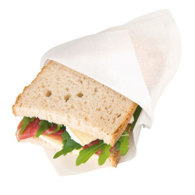 Saqueta Antigordura Aberta 2L Branco 18x18,2cm (3000 Uds)