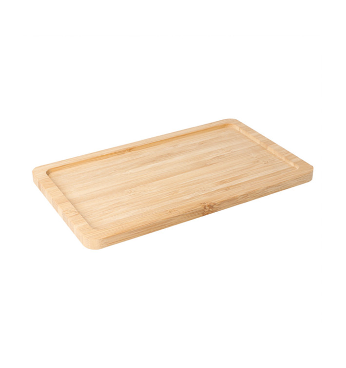 Bandeja de Bambu Cocktail 20,5x12,5x1cm (1 Uds) Bandeja de Bambu Cocktail 20,5x12,5x1cm (1 Uds)