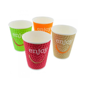 Copo de Cartão Enjoy 12Oz/360ml Ø9,0cm (680 Uds)