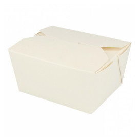 Caixa Cartão TakeAway Branco 11,3x9x6,4cm 780ml (50 Uds)