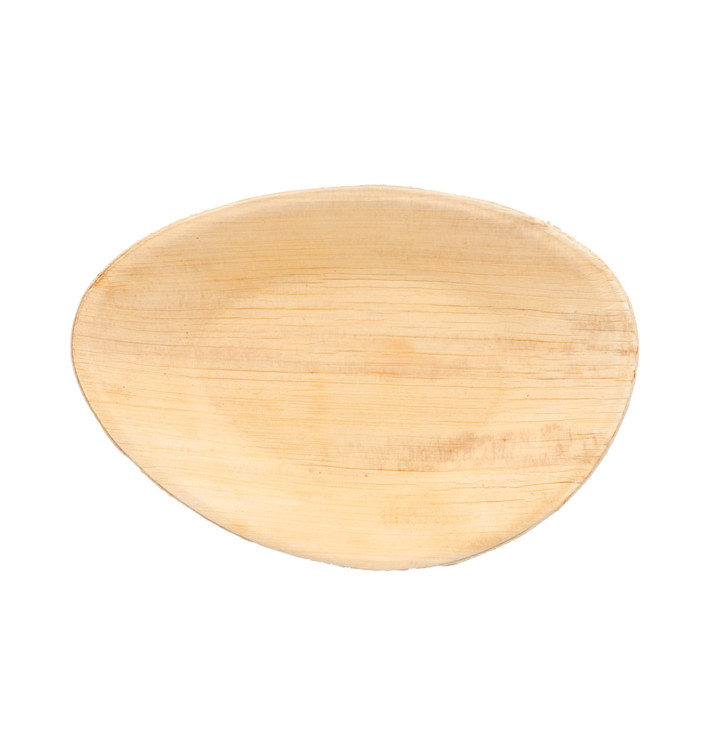Bandeja de folha de palmeira Ovalado 37x25cm (25 Uds) Bandeja de folha de palmeira Ovalado 37x25cm (25 Uds)