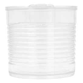 Lata de conserva Plastico Trans. 220ml Ø7,4x7cm (100 Uds)