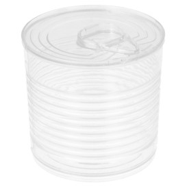 Lata de conserva Plastico Trans. 220ml Ø7,4x7cm (20 Uds)