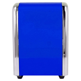 Dispensador Guardanapos Inox. Azul Miniservis (1 Ud)