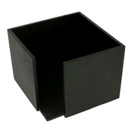 Porta-Guardanapos Cocktail Preto 13,5x13,5x10cm (12 Uds)