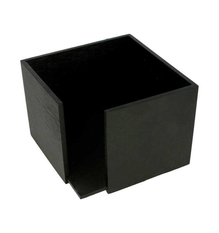 Porta-Guardanapos Cocktail Preto 13,5x13,5x10cm (12 Uds) Porta-Guardanapos Cocktail Preto 13,5x13,5x10cm (12 Uds)