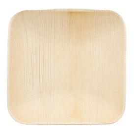 Tigela de folha de palmeira 20x20x4cm (25 Uds)