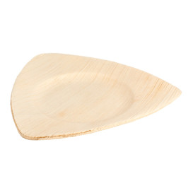 Prato de folha de palmeira Triangular 15x13x1cm (200 Uds)