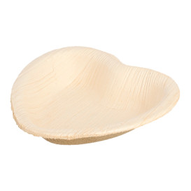 Prato de folha de palmeira 10x10x1,5cm (25 Uds)